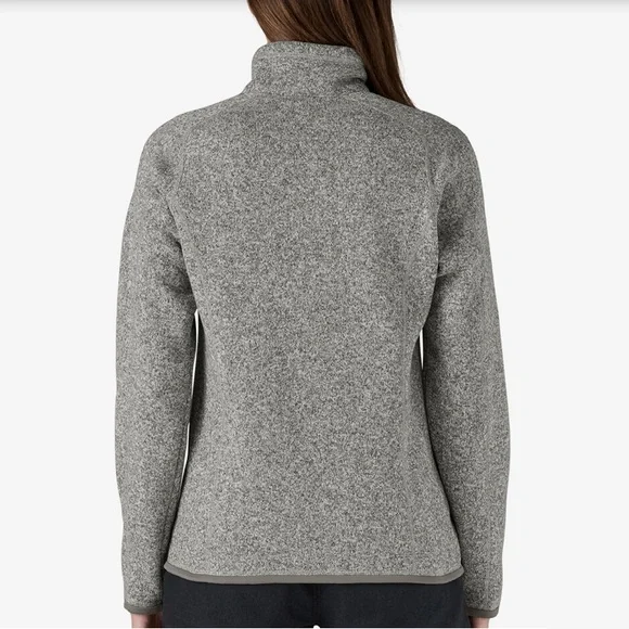 PATAGONIA Better Sweater 1/4 Zip Fleece Pullover NWT in Birch White Medium - Picture 3 of 9